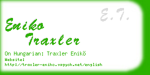 eniko traxler business card